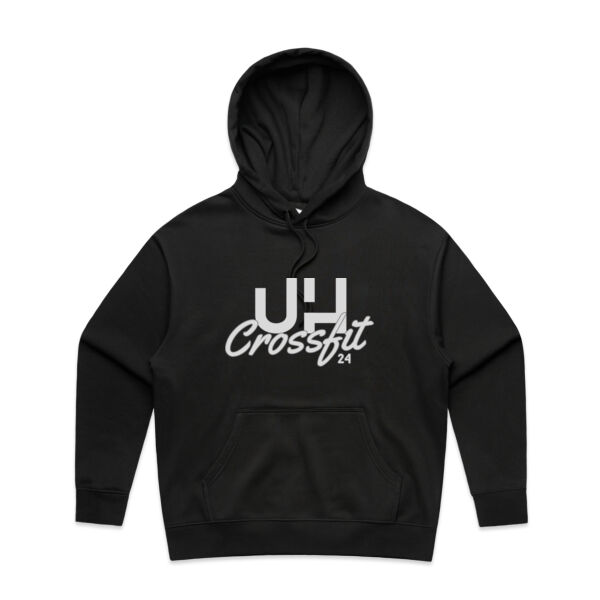 Womens Heavy Hoodie - Grey Logo  Thumbnail